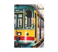 Art Brick Puzzle Set FAI DA TE Building Blocks Puzzle 3D Lisbona Tram Design Stampato Desk Decor 37 Pz