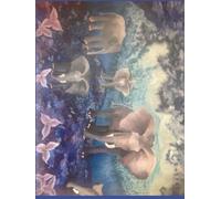 Art by Sharon Kay Cloud 'Elephants Under the Sea' Journal