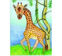 Art by Sharon Kay Cloud 'Giraffe Looking at You' Journal