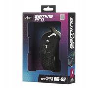 Art Mouse A Filo Optical Am-99 6 Tasti Gaming Pro 6400 Dpi Usb Black Led Rgb