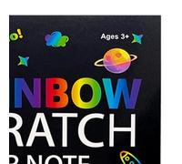 Art - Carta 180 G | Taccuino in carta antigraffio per bambini e ragazze, blocco di nero per aule, asilo, artigianato, regalo creativo per feste