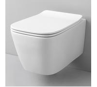 Art Ceram A16 vaso wc sospeso senza brida bianco opaco ASV00305;00