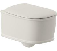 Art Ceram Atelier vaso wc sospeso senza brida bianco opaco ATV00105;00