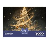 Art Christmas Tree Puzzle 1000 Pezzi Per Adulti Perfetto Per Appassionati Di Esperti Sfide Difficili Scompresso Giocattoli Regalo Per La Famiglia Per Adulti E Bambini A Partire Da 12 Anni 70x50cm/100