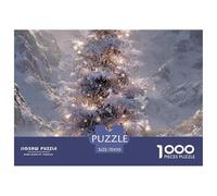 Art Christmas Tree Puzzle Da 1000 Pezzi Perfetto Per Appassionati Di Esperti Sfida Impossibile Intrattenimento Creativo Regalo Per La Famiglia Regalo Per Adulti E Bambini Da 14 Anni E Più 70x50cm/100