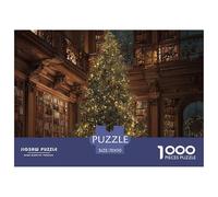 Art Christmas Tree Puzzle Da 1000 Pezzi Perfetto Per Appassionati Di Esperti Sfida Impossibile Intrattenimento Creativo Regalo Per La Famiglia Regalo Per Adulti E Bambini Da 14 Anni E Più 70x50cm/100