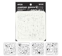 Art Classroom Essential Reusable Stencil Set Holiday Theme Patterns For Teachers And Students PET School Craft Stencil