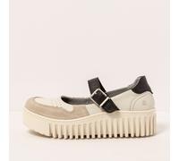 ART 1515 Brighton, Piattaforma Donna, Crema Nera, 40 EU