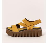 Art Company 1573 NOBUCK HONEY/BRIGHTON SANDALO CON ZEPPA DONNA YELLOW