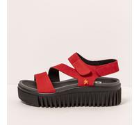Art Company 1573 NOBUCK RED/BRIGHTON SANDALO CON ZEPPA DONNA RED