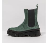 Art Company 1954S SILK SUEDE ALPINE/AMBERES STIVALETTO DONNA GREEN