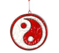 ART-CRAFT Decorazione da appendere per finestra, acchiappasole - Suncatcher fatto a mano per magici giochi di luce, decorazione per finestre e giardino - decorazione per finestre dipinta a mano