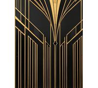 Art Deco: A 200 page, 1/4” scale, dotted journal with layout guide, legend, and table of contents