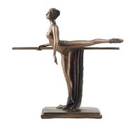Art Deco Bronze Ballet Figurine Sculpture Ballerina by O Tupton