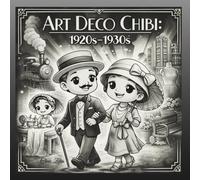 Art Deco Chibi: 1920s - 1930s: Color adorable, relaxing cozy kawaii moments