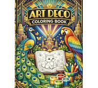 Art Deco Malbuch: Beautiful Art Deco Coloring Book with Elegant Designs