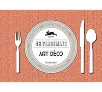 Art Déco: Paper Placemat Pads