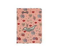 art&design24 Quaderno A5 I'm Frida Pattern Colore Rosa 15 x 21 cm, Quaderno Pagine 100 Fogli Puntinati, Fogli di Carta Ecologica, Made in Italy