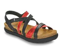 ART Donna Rhodes Sandali con punta aperta, Nappa Black Red, 42 EU