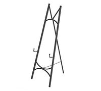 Art Easel Stand for Painting, A-Frame Metal Studio Easels Portable Adjustable Display Easel for Poster, Lightweight Sign, Black/White/Gold, 120/150cm