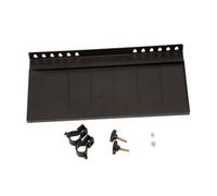 Art Easels - Vassoio per accessori con bordo frontale rialzato, Med | Organizer nero opaco per accedere agli utensili da pittura e agli scomparti posteriori