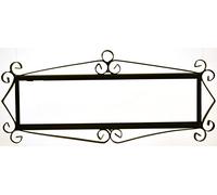 Art Escudellers Supporto 7 Lettere Flor/Mosaico Mini 7,3 cm x 24,5 cm Supporto Cornice Metallica di Color Nero per azulejos Lettere/Numeri/Simboli per Il Disegno Flor/Mosaico Mini