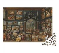 Art Gallery Puzzle per Adulti 1000 Pezzi Riciclabile Classical Paintings Anziani Puzzles Impossible Hard Difficult Sfidante Allevia la Demenza Senile Activity 70x50cm/1000pcs