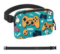 Art Game Controller-994 - Marsupio a tracolla per uomo e donna, borsa da cintura per viaggi, casual, passeggiate, corsa, escursionismo, ciclismo, Multicolore, 1.5x9.0x5.9in/4x23x15cm