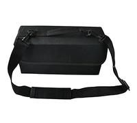 ART&GO - Valigetta di trasporto per 80 pennarelli, organizer ergonomico con 6 file trasparenti, cinghia di trasporto, ideale per artisti e studenti, colore nero