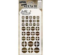 Art Gone Wild Tim Holtz avvitato Stencil, Trasparente