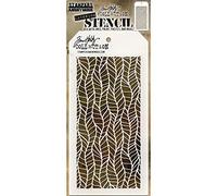 Art Gone Wild Tim Holtz Feather Stencil, Trasparente