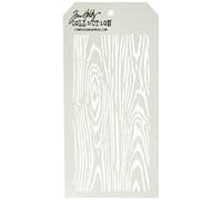 Art Gone Wild Tim Holtz Layered Stencil 4.125"X8.5"-Woodgrain