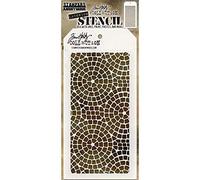 Art Gone Wild Tim Holtz Mosaico Stencil, Trasparente