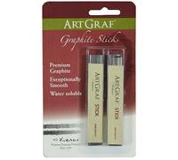 Art Graf Water-soluble Graphite Grey 2 Sticks Per Card