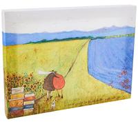 Art Group AFWDC92679 - Stampa su tela, motivo: The Sam Toft I would Walk To The End of the World with You, in cotone, multicolore, 1,8 x 30 x 40 cm