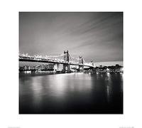 Art Group Håkan Strand (Queensboro Bridge, NYC) -Stampa Artistica 60 x 60 cm, Carta, Multicolore, 60 x 60 x 1.3 cm