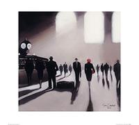 Art Group Jon Barker (Grand Central Station Rendezvous-New York) -Stampa Artistica 60 x 60 cm, Carta, Multicolore, 60 x 60 x 1.3 cm