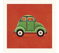 Art Group L' Arte Auto Gruppo Simon Hart (Verde) - Formato 40 x 40 cm, Carta, Multicolore, 40 x 40 x 1.3 cm
