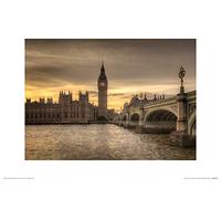 Art Group Rod Edwards (Autumn Skies, Londra, Inghilterra) -Stampa Artistica 30 x 40 cm, Carta, Multicolore, 30 x 40 x 1.3 cm