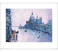 Art Group Stampa Artistica Canal Grande, Venezia Colin Ruffell, Carta, Multicolore, 40 x 50 x 1.3 cm