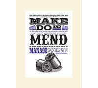 Art Group The asintended (Make Do Do And Mend) - Stampa montata 30 x 40 cm, Carta, Multicolore, 30 x 40 x 1,3 cm