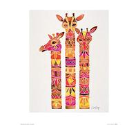 Art Group The Cat Coquillette (Giraffe) Stampa Artistica, Carta, Multicolore, 40 x 50 x 1,3 cm