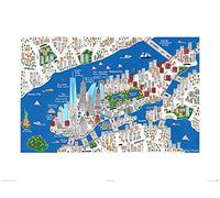 Art Group The Jamie Malone (New York) - Stampa Artistica 60 x 80 cm, Carta, Multicolore, 60 x 80 x 1,3 cm