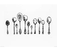 Art Group The Jo de Pear (Ritratto) - Stampa Artistica 60 x 80 cm, Carta, Multicolore, 60 x 80 x 1,3 cm