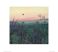 Art Group The Jo Grundy (Coastal Dawn) - Stampa Artistica 40 x 40 cm, Carta, Multicolore, 40 x 40 x 1,3 cm