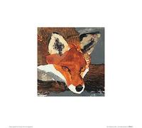 Art Group The Julia Burns (Fox), Stampa Artistica, Carta, Multicolore, 30 x 30 x 1,3 cm