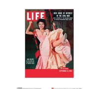 Art Group The Time (Life Cover-Joan Collins) Stampa Artistica, Carta, Multicolore, 30 x 40 x 1,3 cm