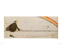 Art Group The Would Wait My Whole Life for You Sam Toft - Stampa Artistica su Carta, Multicolore, 50 x 100 x 1,3 cm