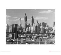 Art Group Time Life (Lower Manhattan Skyline 1948) -Stampa Artistica 40 x 50 cm, Carta, Multicolore, 40 x 50 x 1.3 cm