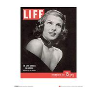 Art Group Time Life-Stampa Artistica con Copertina di Rita Hayworth, 40 x 50 cm, Carta, Multicolore, 40 x 50 x 1.3 cm